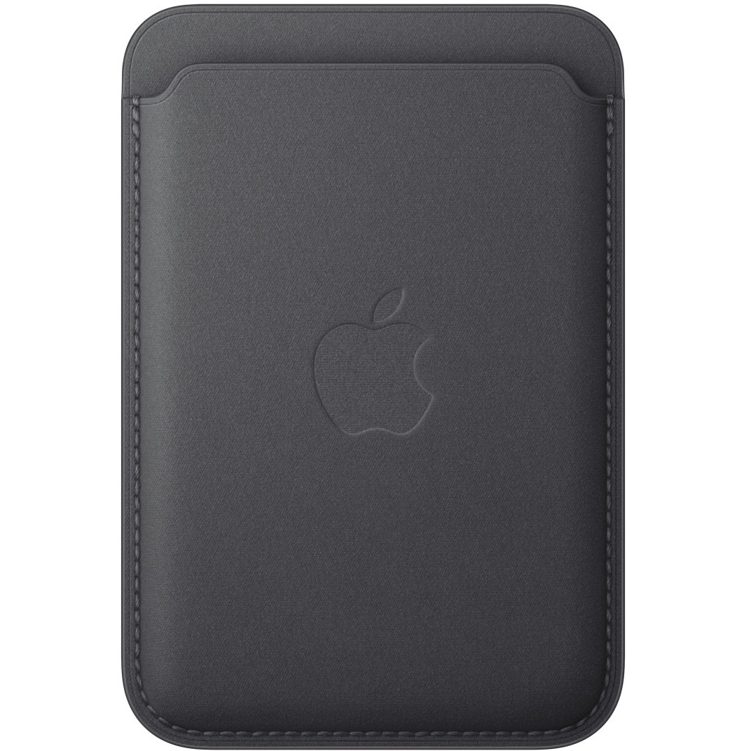 Apple MagSafe-rögzítésű iPhone FineWoven szövettárca fekete (MA6W4ZM/A) (MA6W4ZM/A)-0